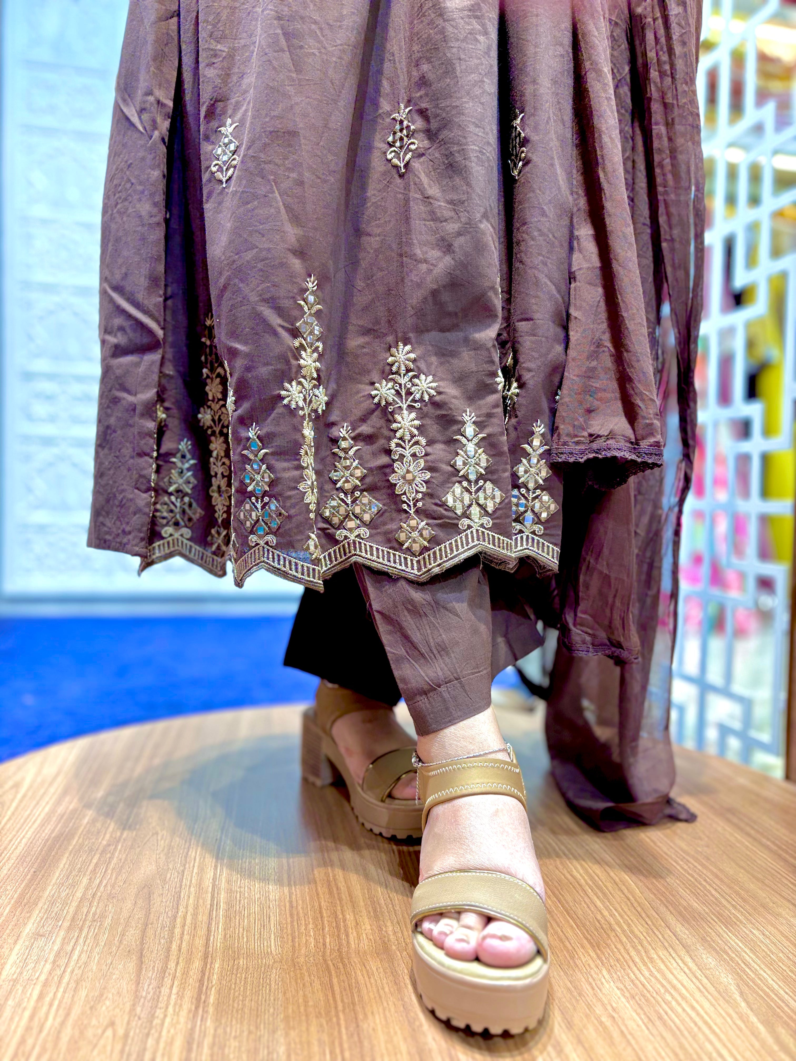 Brown aline Premium Cotton